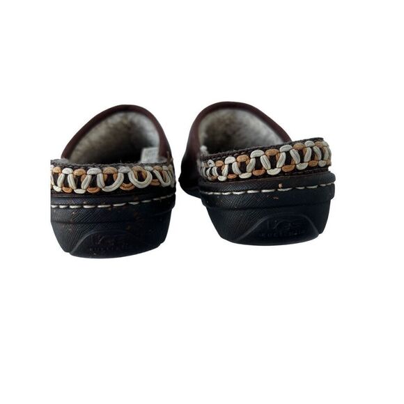 UGG Australia Kohala Mule Brown Leather Shearling Slip size 9 - Picture 14 of 14